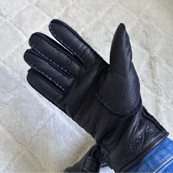 Martelli Glove Factory | Handcrafted Leather, Cashmere Lined Gloves | Size 8.5 - Picture 7 of 8